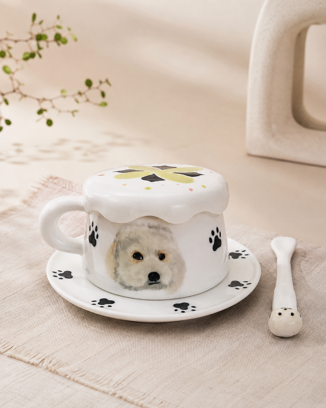 Personalised Coffee Cup Set